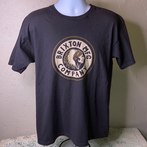 Brixton Other - Brixton Mfg. Company Shirt Tee Top Short Sleeve Sz L Black